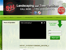 Tablet Screenshot of 911landscaping.com